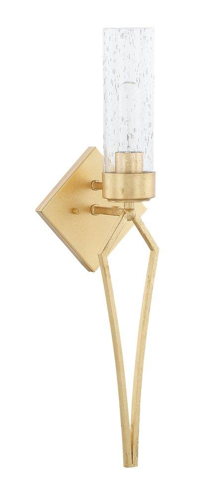 Capital Lighting Capital Gold 5-3/4 in. 60W 1-Light Medium E-26 Incandescent Wall Sconce 