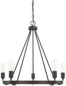HomePlace by Capital Lighting Bronze 100W 5-Light Chandelier 