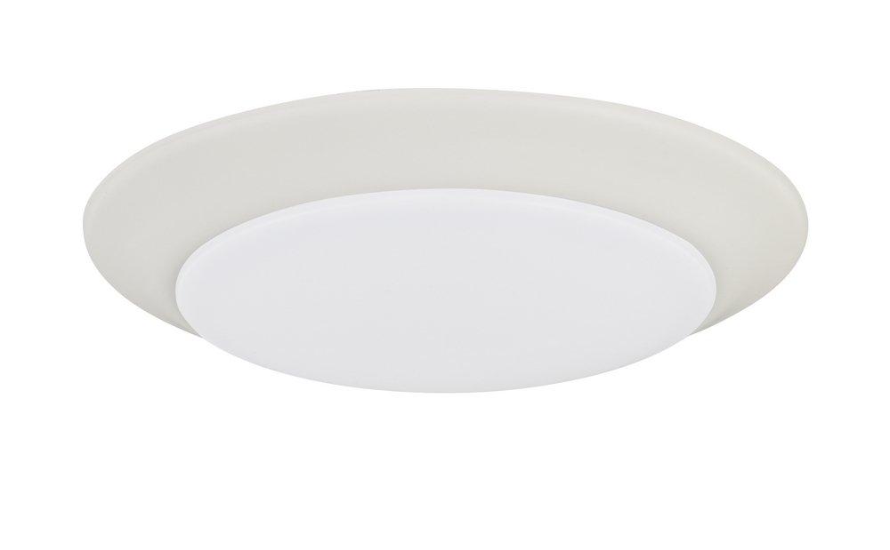 HomePlace by Capital Lighting White 12W LED Ceiling Light with White Acrylic Diffuser Glass 