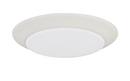 12W LED Ceiling Light with White Acrylic Diffuser Glass in White