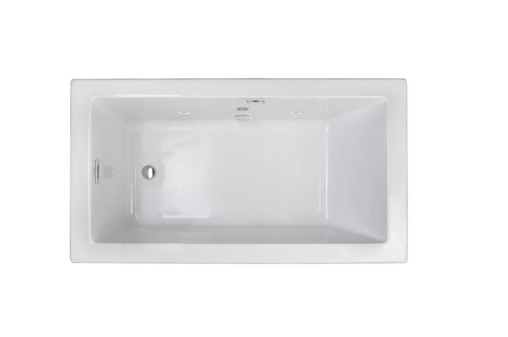 JACUZZI&reg; Brushed Nickel Single Lever Handle Floor Mount Filler Trim Only 