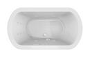 JACUZZI&reg; White 72 x 42 in. Thermal Air Drop-In Bathtub with Center Drain 