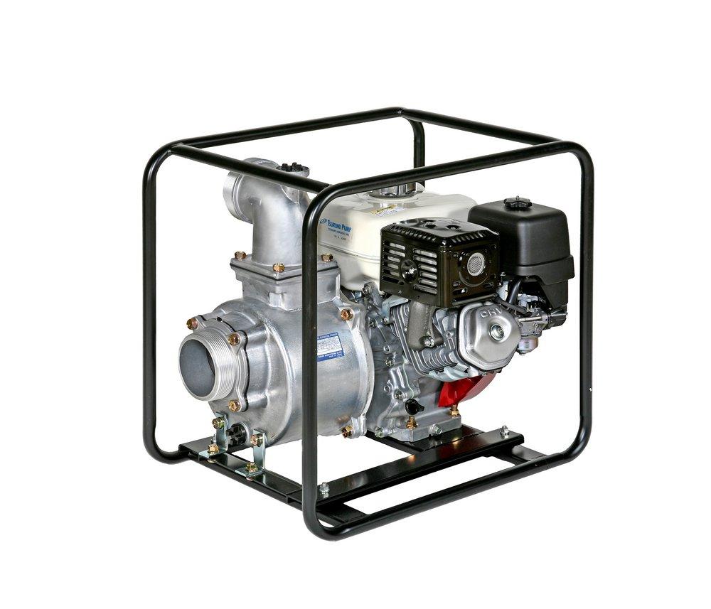 Tsurumi Pump 230V Aluminum Water Pump with Honda GX Engine 