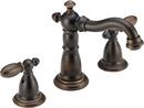 Delta Faucet Venetian Bronze Two Handle Widespread Bathroom Sink Faucet 