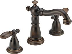 Two Handle Widespread Bathroom Sink Faucet in Venetian Bronze