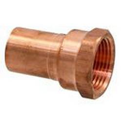 3/4 x 1/2 in. Copper Press Street Female Adapter