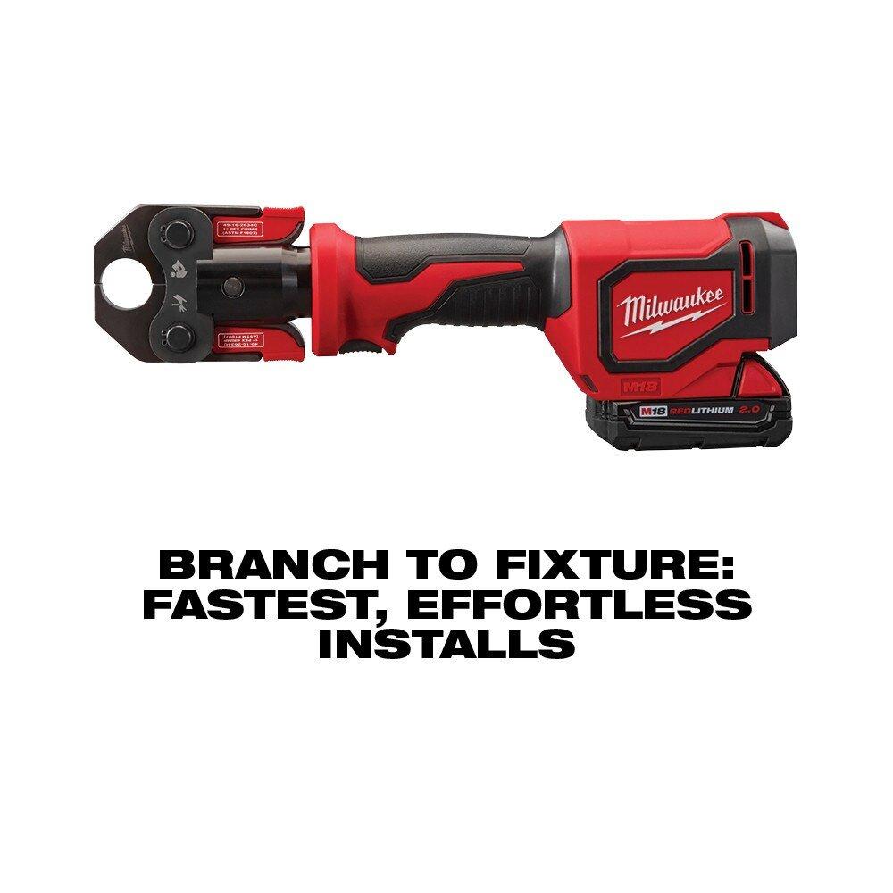 Milwaukee&reg; Red 1 in. Battery Press Tool Kit 