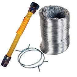 Steel Gas Dryer Installation Kit with Polymer Base
