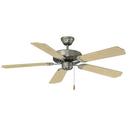 RP Lighting Brushed Nickel 52 in. 5-Blade Indoor Ceiling Fan 