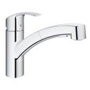 GROHE StarLight Chrome Single Handle Pull Out Kitchen Faucet 