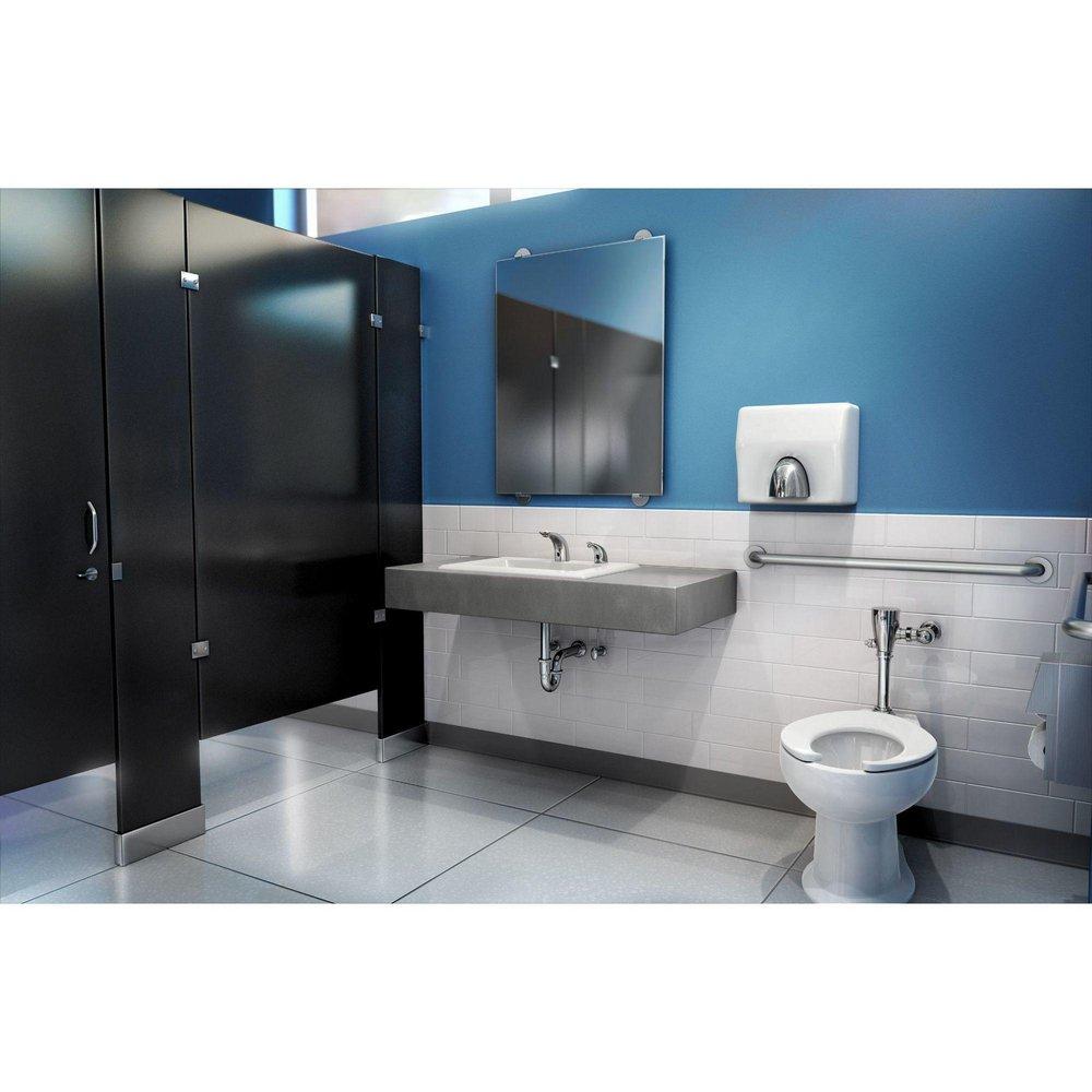 Moen Chrome 3.5 gpf Electronic Flush Valve with 1-1/2 in. Water Closet 