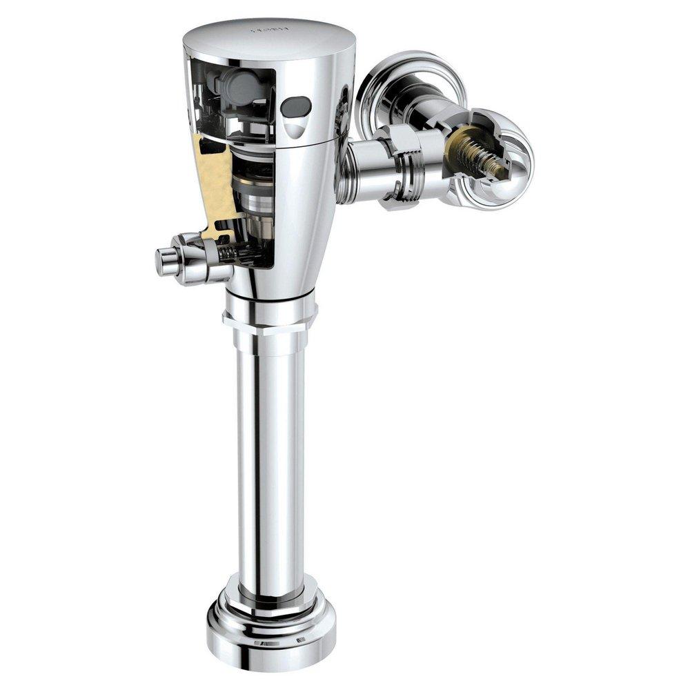Moen Chrome 3.5 gpf Electronic Flush Valve with 1-1/2 in. Water Closet 