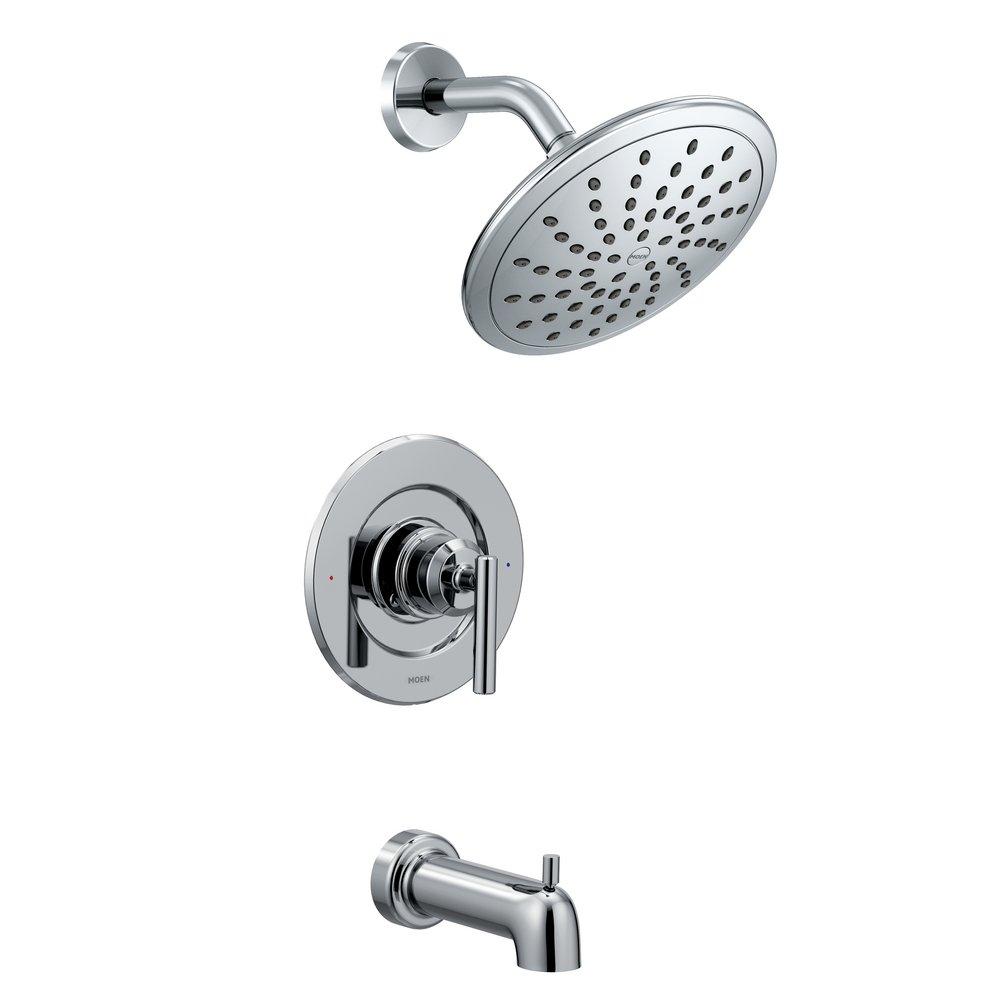 Moen Chrome Single Handle Single Bathtub & Shower Faucet Trim Only 