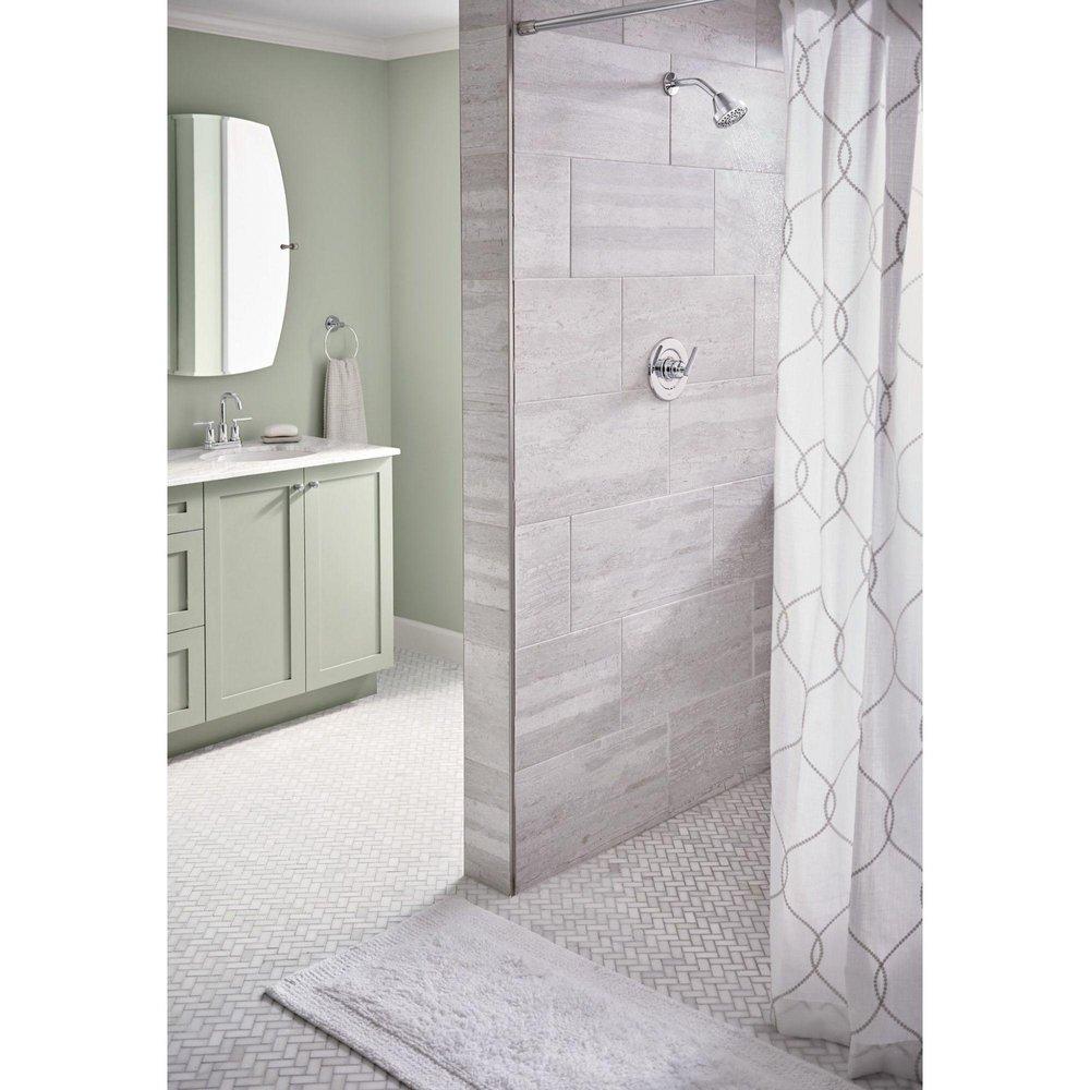 Moen Chrome Single Handle Bathtub & Shower Faucet (Trim Only) 