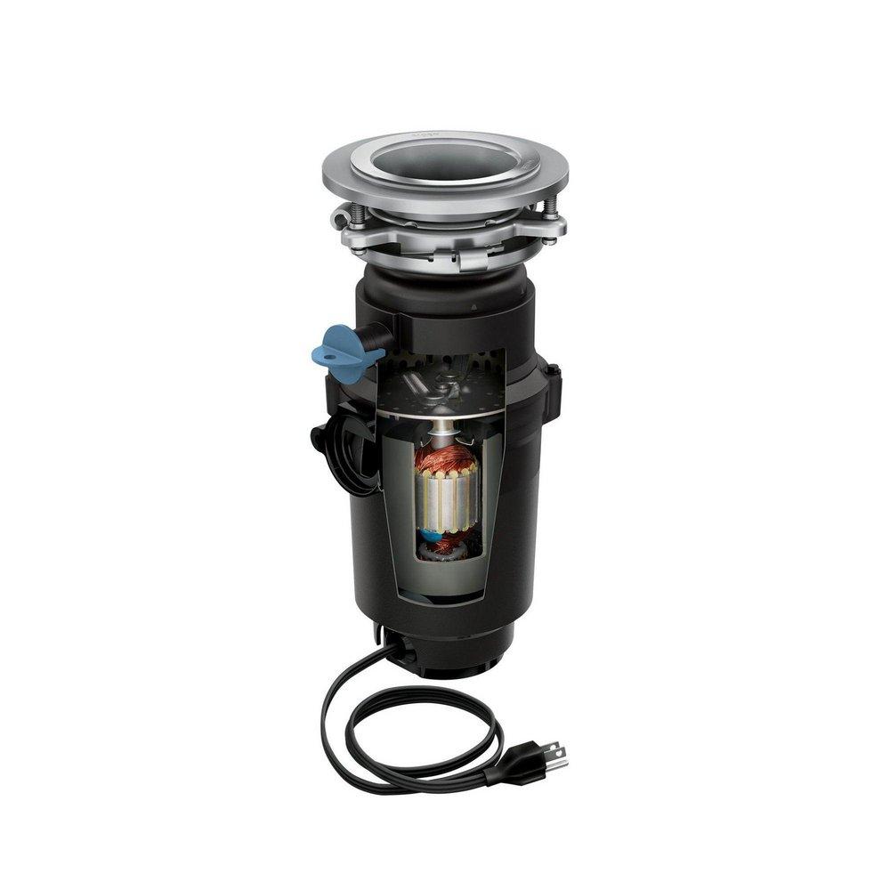 Moen Black 2700 RPM Garbage Disposal in Black 