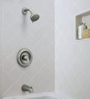 Moen Spot Resist&trade; Brushed Nickel Tub and Shower Faucet Trim with Single-Handle 