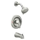 Tub and Shower Faucet Trim with Single-Handle in Spot Resist Brushed Nickel