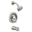 Moen Spot Resist&trade; Brushed Nickel Tub and Shower Faucet Trim with Single-Handle 