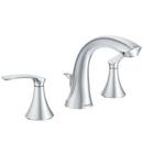Moen Chrome Two Handle Widespread Bathroom Sink Faucet 