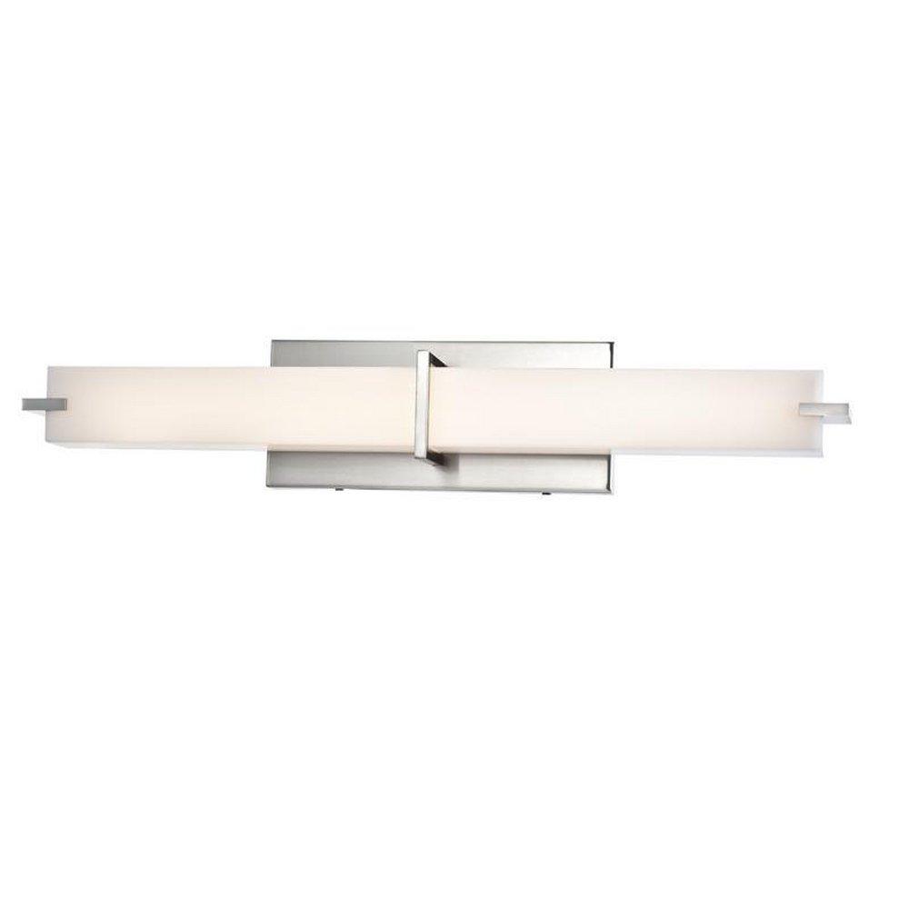 Sunpark Electronics Satin Nickel 18W 1-Light Vanity Fixture 