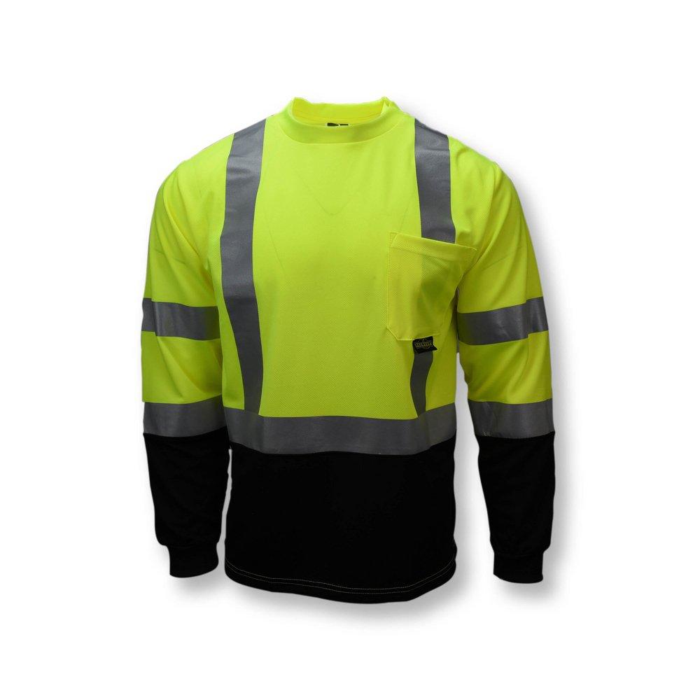 Radians Hi-Viz Green CLASS 3 LONG SLEEVE BLK/GRN 