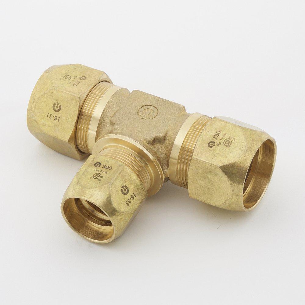 Omega Flex Reducing Flexible Gas Pipe Tee 