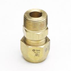 1/2 x 3/4 in. NPT Reducing Brass Flexible Gas Pipe Fitting