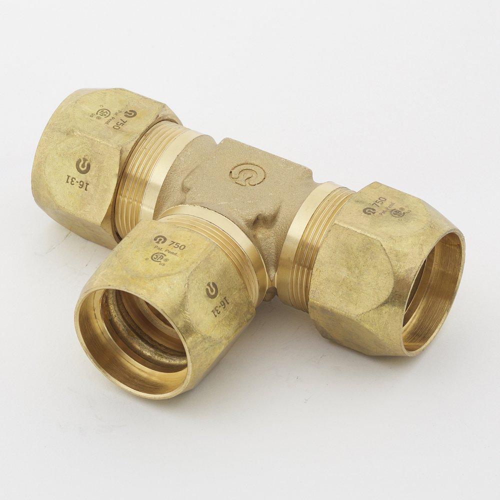 Omega Flex Brass Brass Tee 