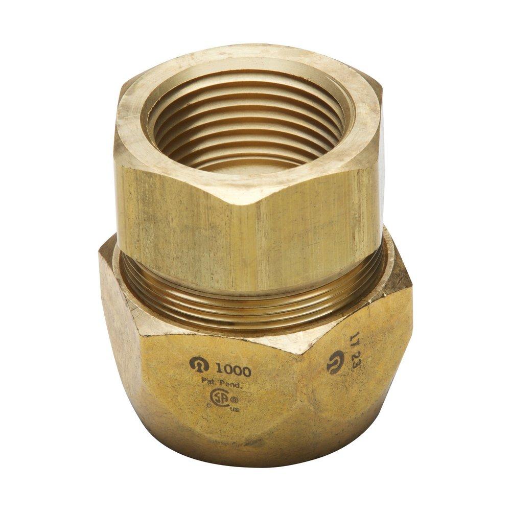 Omega Flex Female Straight Flexible Gas Pipe Fitting 
