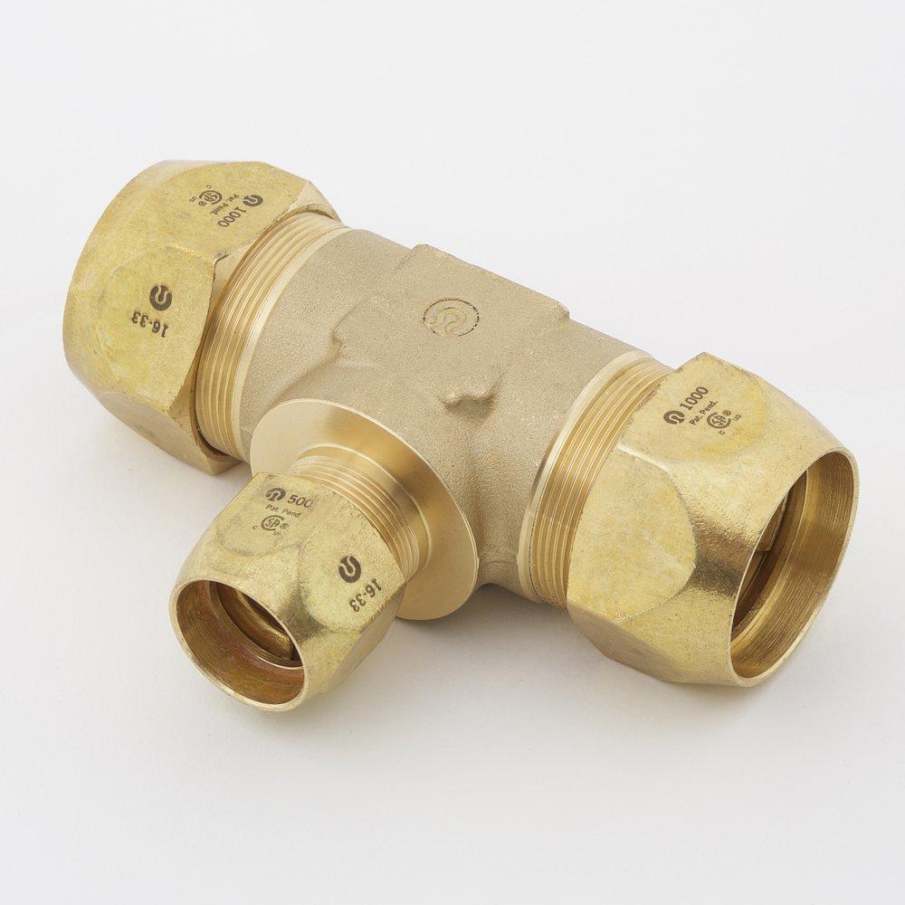 Omega Flex Reducing Flexible Gas Pipe Tee 