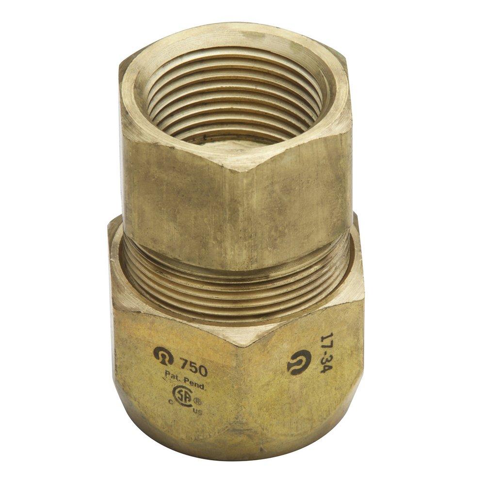 Omega Flex Female Straight Flexible Gas Pipe Fitting 