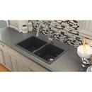 Elkay Caviar 33 x 22 in. No Hole Composite Double Bowl Drop-in Kitchen Sink 