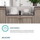 Elkay Polished Satin 35-7/8 x 20-1/4 in. Stainless Steel Double Bowl Farmhouse Kitchen Sink with Sound Dampening 