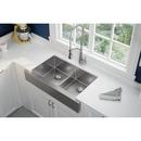 Elkay Polished Satin 35-7/8 x 20-1/4 in. Stainless Steel Double Bowl Farmhouse Kitchen Sink with Sound Dampening 
