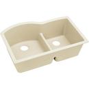Elkay Parchment 33 x 22 in. No Hole Composite Double Bowl Undermount Kitchen Sink 