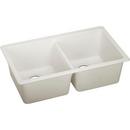 33 x 18-1/2 in. No Hole Composite Double Bowl Undermount Kitchen Sink in Ricotta