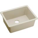 Elkay Parchment 24-5/8 x 18-1/2 in. No Hole Composite Single Bowl Undermount Kitchen Sink 