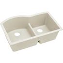 33 x 22 in. No Hole Composite Double Bowl Undermount Kitchen Sink in Ricotta