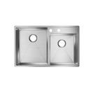 Elkay Chrome 32-1/2 x 20-1/2 in. Stainless Steel Double Bowl Undermount Kitchen Sink in Polished Satin 