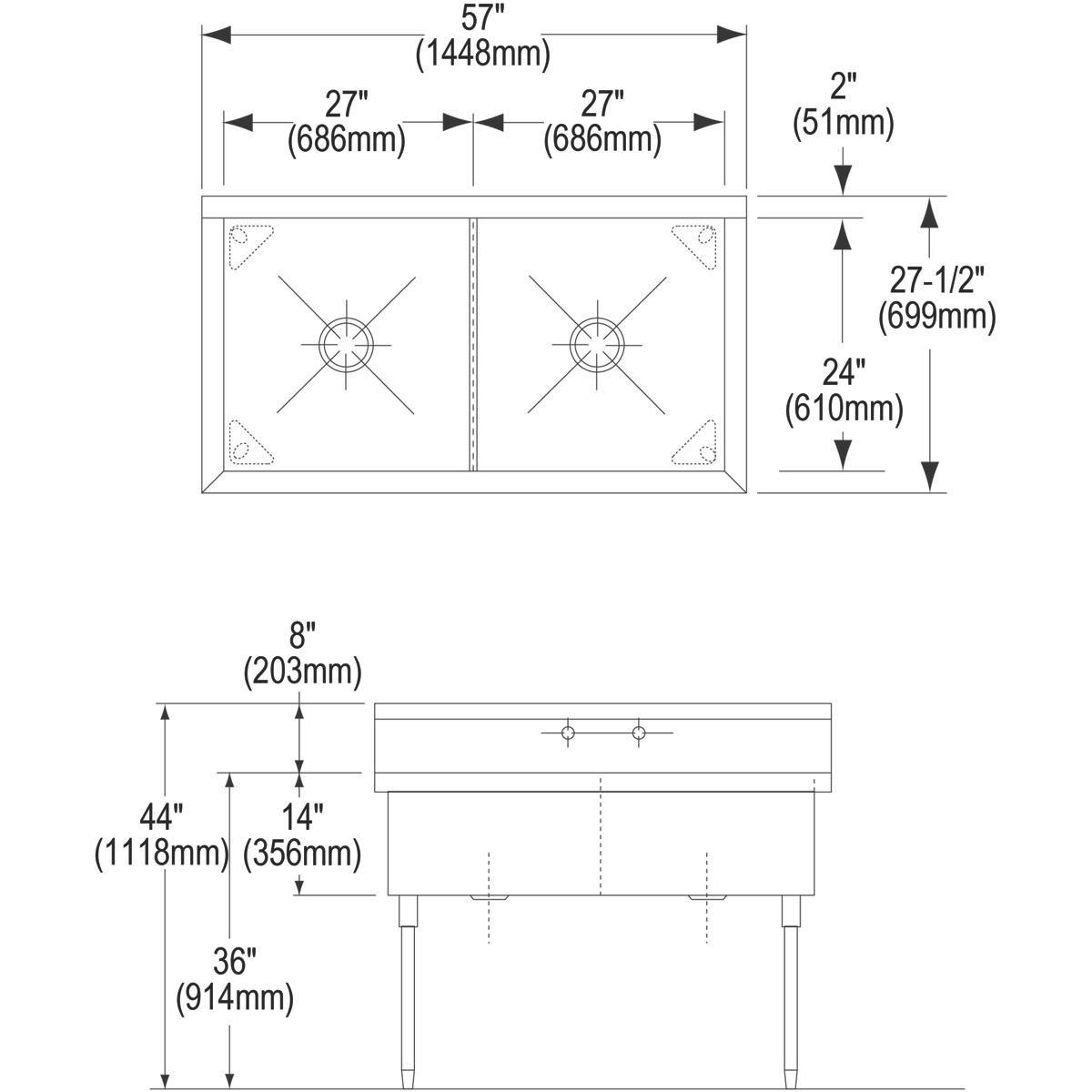 Elkay Brushed Nickel Stainless Steel Grid 