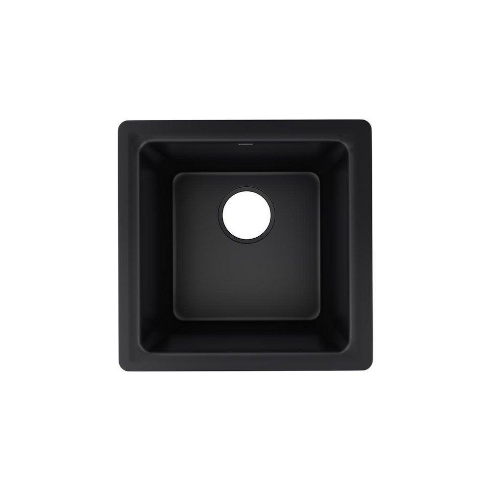 Elkay Caviar 15-3/4 x 15-3/4 in. Drop-in and Undermount Bar Sink 