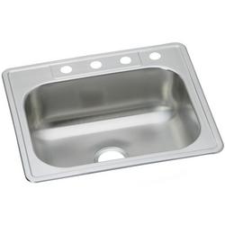 33 in. Drop-in Stainless Steel Single Bowl Kitchen Sink in Satin Black