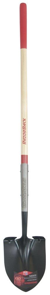 True Temper Digging Shovel with Long Hardwood Handle 