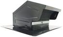 Builder's Best Black 4-3/4 in. Roof Vent Galvanized Steel Black 