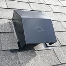 Builder's Best Black 6-1/2 in. Roof Vent Galvanized Steel Black 