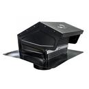 Builder's Best Black 6-1/2 in. Roof Vent Galvanized Steel Black 
