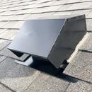 Builder's Best Black 6-1/2 in. Roof Vent Galvanized Steel Black 