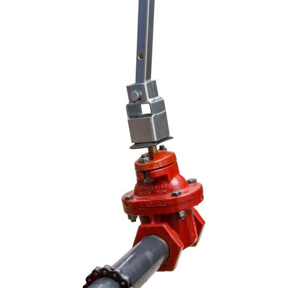 Pivoting Valve Key with 3 ft. Extension 