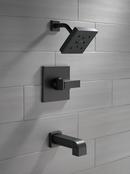 Delta Faucet Matte Black Single Handle Single Function Bathtub & Shower Faucet (Trim Only) 