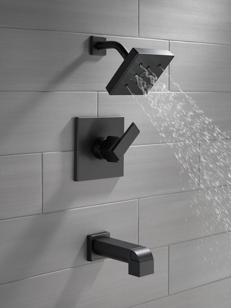 Delta Faucet Matte Black Single Handle Single Function Bathtub & Shower Faucet (Trim Only) 
